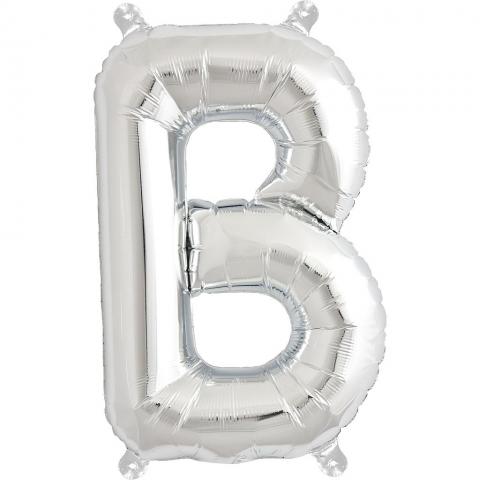 Uppblåsbar ballong, silver B