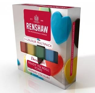 Renshaw sockerpasta, färgsortiment