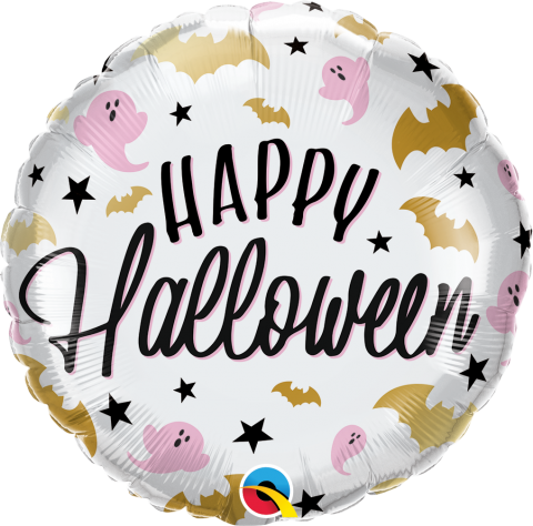 Folieballong,Halloween glam bats &amp; ghosts