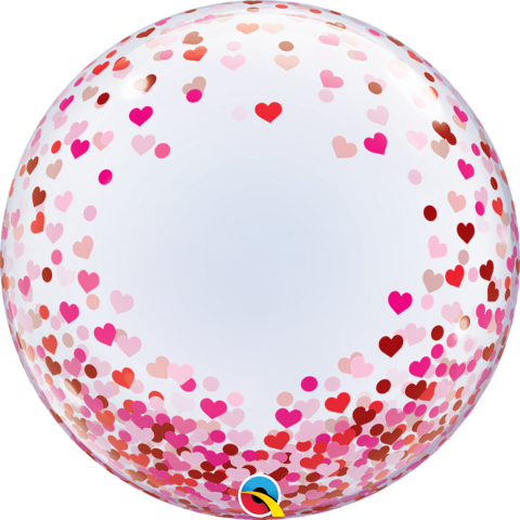 Bubble ballong, Confetti Hearts