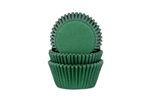 Mini-muffinsformar, mörkgrön