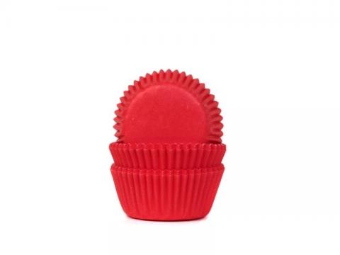 Mini-muffinsform, röd