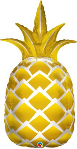 Figurfolieballong, golden pineapple