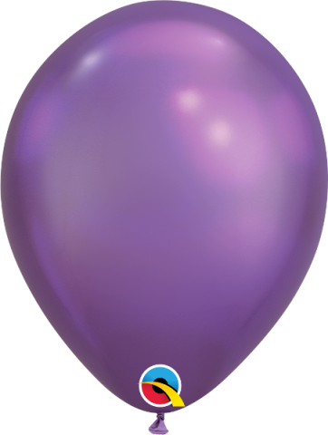 Gummiballonger 100st, chrome purple 11&quot; 