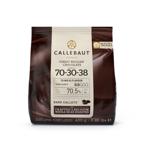 Callebaut N° 70-30-38 extra mörk choklad 400g