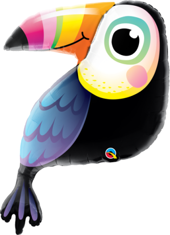 Motivfolieballong, Colorful Toucan