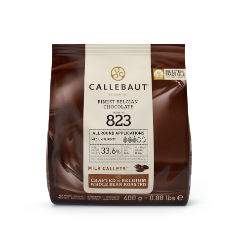 Callebaut N° 823 mjölkchoklad 400g