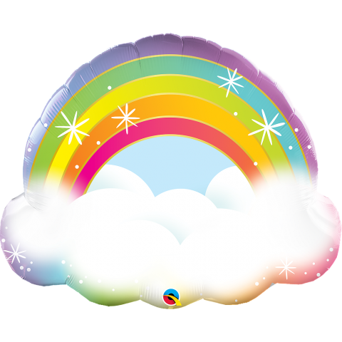 Folieballong, rainbow