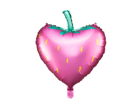  Folieballong, jordgubb