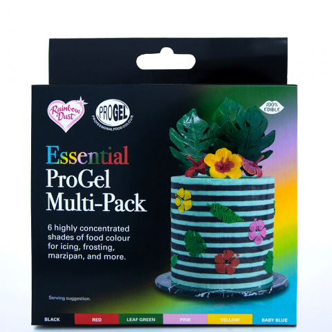 Rainbow Dust ProGel® pastafärgset, Essential