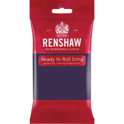 Renshaw Pro sockerpasta, mörk lila 250g