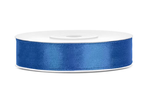 Satinband 1,2cm blå